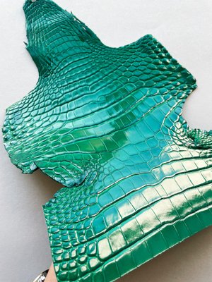 Crocodiles' neck, emerald color
