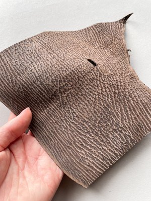 Лоскут шкіри акули, коричневий 000002321 фото