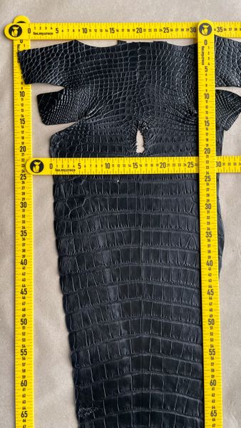 Crocodiles' Half-skin, black color