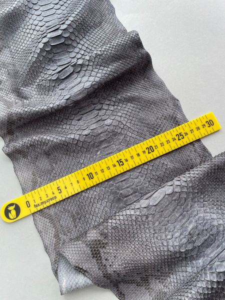 Python skin, gray 283 сm (available for cut from 20cm)