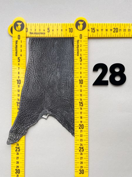 Лоскут шкіри акули, сірий 000002336 фото