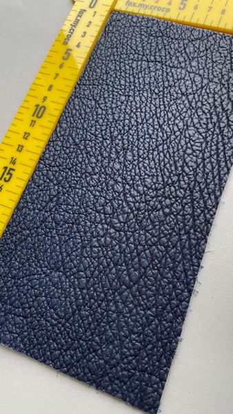 Shark leather piece, blue