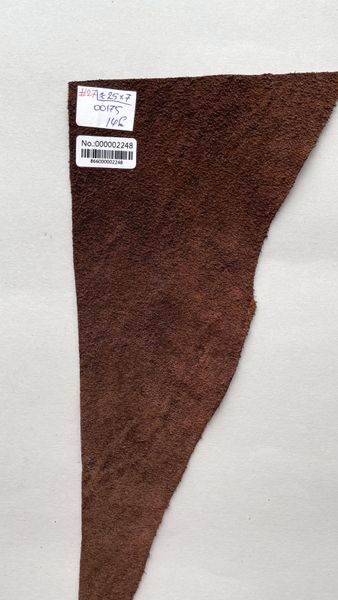 Elephant leather piece, brown