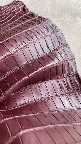 Crocodiles' tail, Marsala color