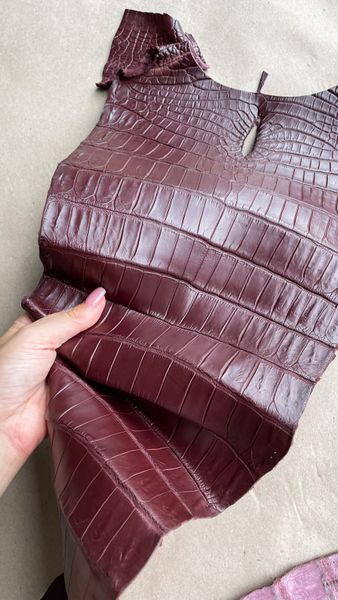 Crocodiles' tail, Marsala color