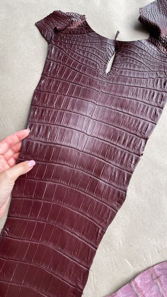 Crocodiles' tail, Marsala color