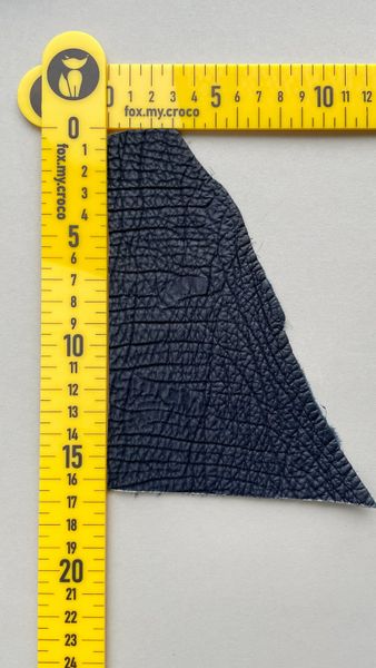 Shark leather piece, blue