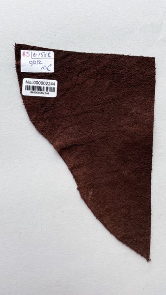 Elephant leather piece, brown