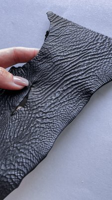 Лоскут шкіри акули, чорний 000002714 фото
