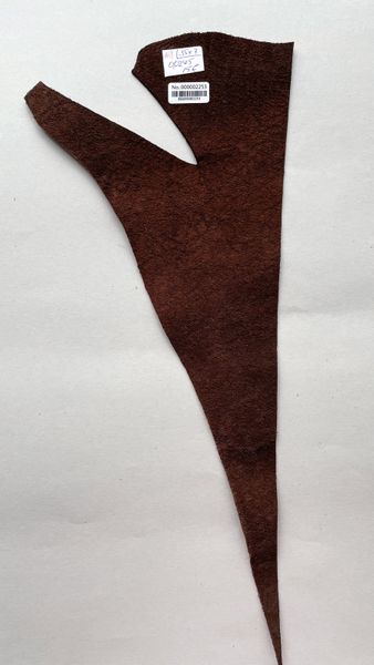 Elephant leather piece, brown