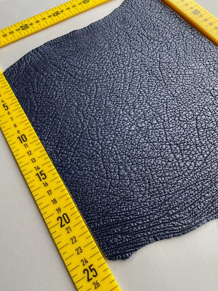 Shark leather piece, blue