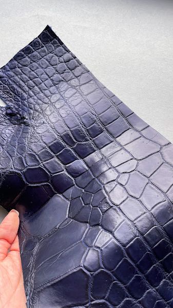 Живіт крокодила, темно-синій 000000154 фото