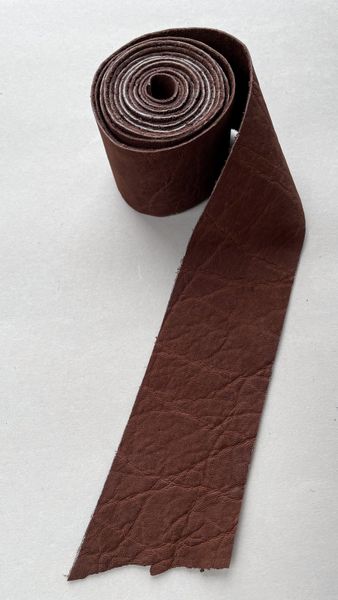 Elephant leather piece, brown