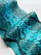 Python skin, turquoise 342 сm (available for cut from 20cm)