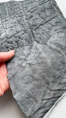 Лоскут кожи слона, серый 000002307 фото