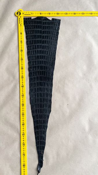 Crocodiles' tail, black color, shade 4