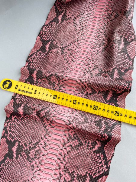 Python skin, pink 261 сm (available for cut from 20cm)