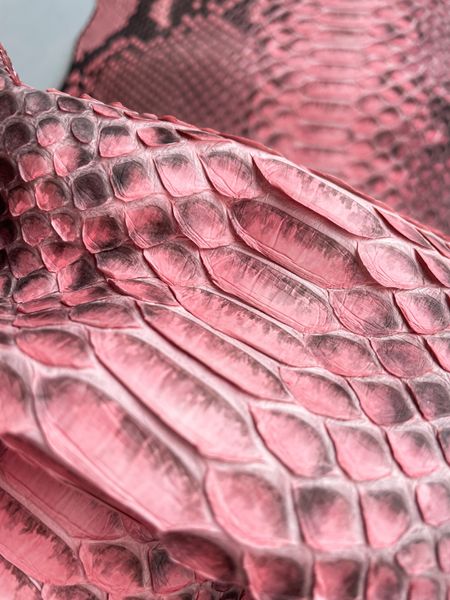 Python skin, pink 261 сm (available for cut from 20cm)