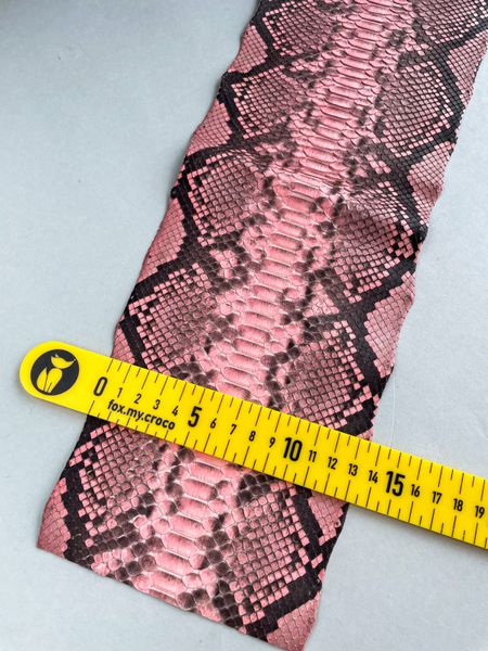 Python skin, pink 261 сm (available for cut from 20cm)