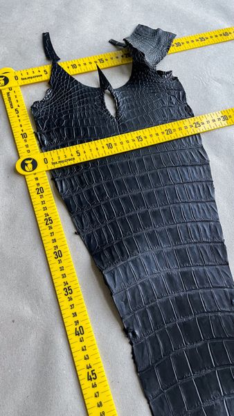 Crocodiles' tail, black color, shade 2