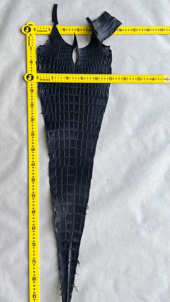 Crocodiles' tail, black color, shade 2