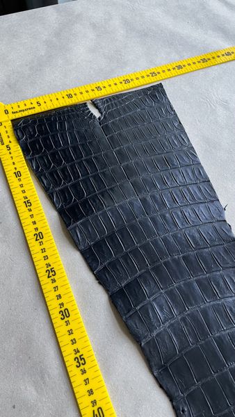 Crocodiles' tail, black color, shade 2