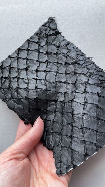 Лоскут піраруку, чорний 000002667 фото