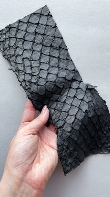 Лоскут піраруку, чорний 000002672 фото
