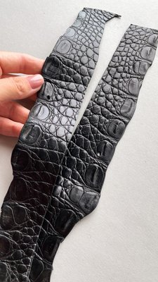 Набір шкіри крокодила, чорний 000000646 фото