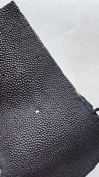 Лоскут шкіри ската, чорний 000002676 фото