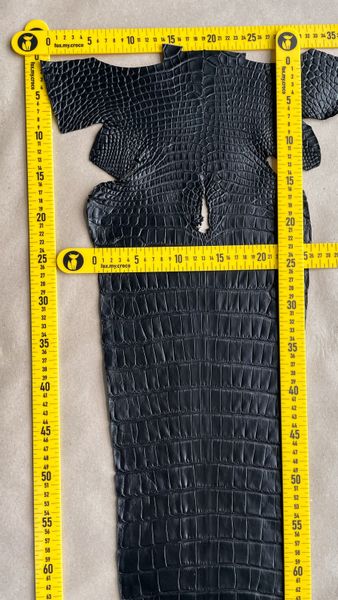 Crocodiles' Half-skin, black color