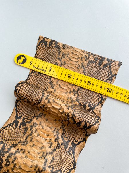 Python skin, honey 84 cm (available for cut from 20cm)