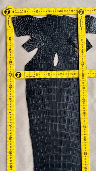 Crocodiles' Half-skin, black color