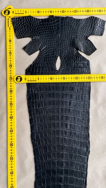 Crocodiles' Half-skin, black color